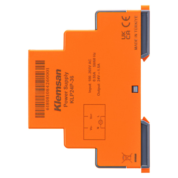 Блок живлення на DIN-рейку KLP 1Ph 24V DC 1.5A 36W