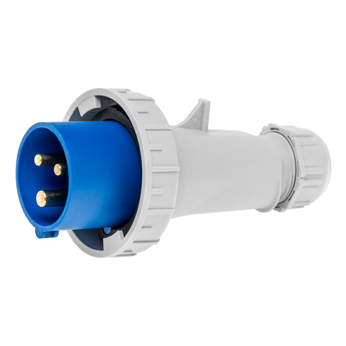 Вилка кабельна IDE MUNDIAL 2P+E 16 А 200–250 В IP66-67 - 02601