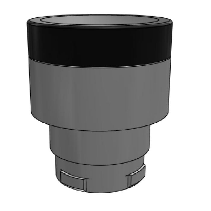 Кнопка з фіксацією чорна COMEPI - ECX 1190