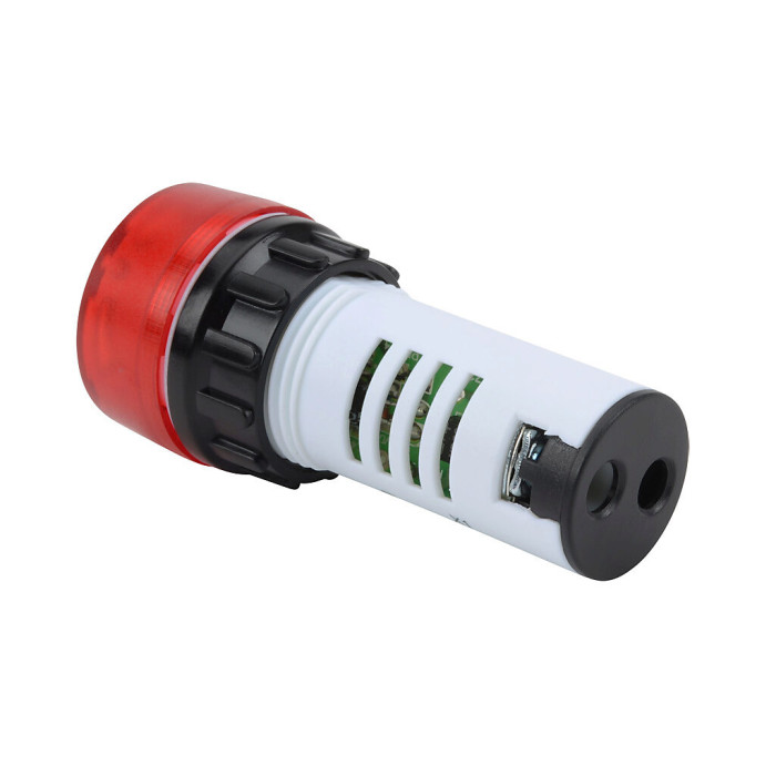 ECX 2071-220R Червона з підсвічування, з гудком 220В АC