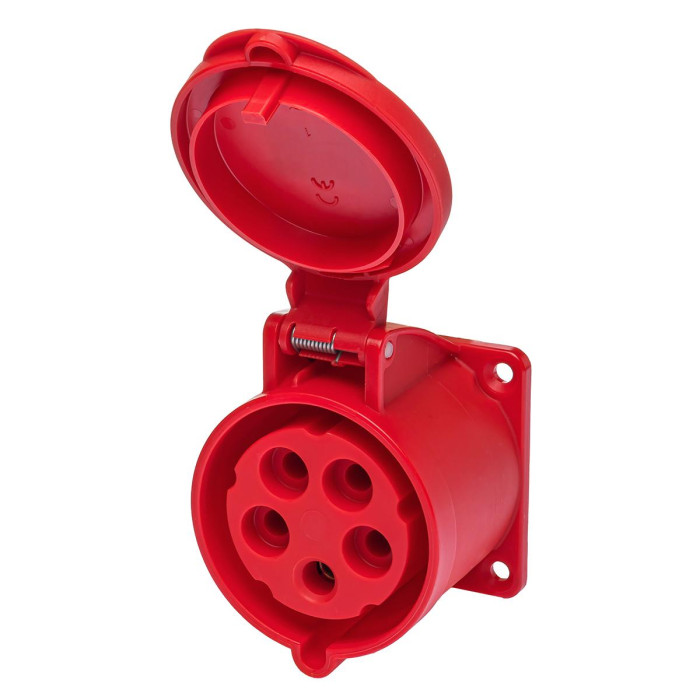 Розетка вбудована пряма IDE MUNDIAL 3P+N+E 32A 200/346–240/415V IP44