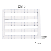 Маркувальна пластина DB 5 5/5 Klemsan