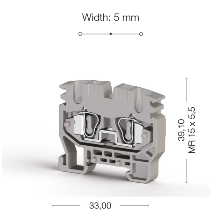 Клема Klemsan MYK Прохідна 2.5 мм - 0.0.0.3.06429