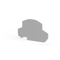 Торцева кришка Klemsan PYK сіра