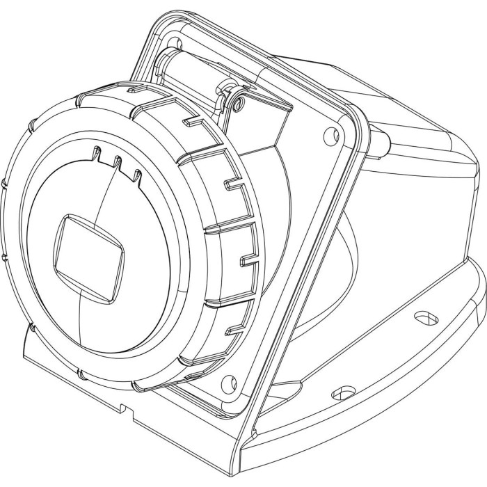 Розетка настінна IDE MUNDIAL 3P+E 32 А 380–415 В IP66-67 - 03825
