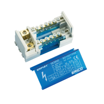 563800* Двополюсна колодка BD 100/125A 6 виходів