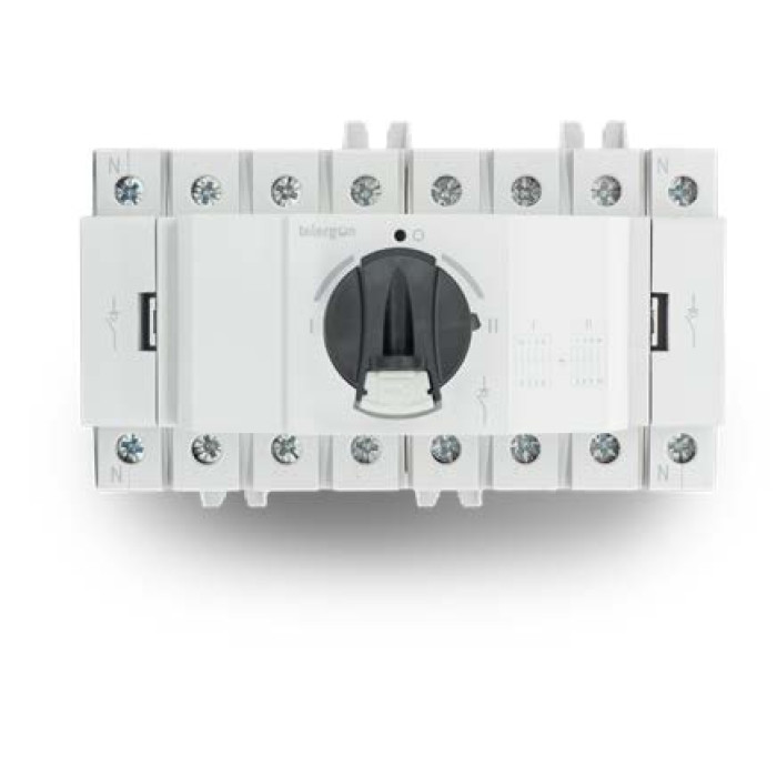 S3L00633P1DB Перемикач модульний 1-0-2 з прямой ручкою 3x63A