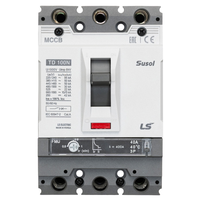 Автоматичний вимикач LS ELECTRIC TD100N 3P 40A 50 кА - 102009200