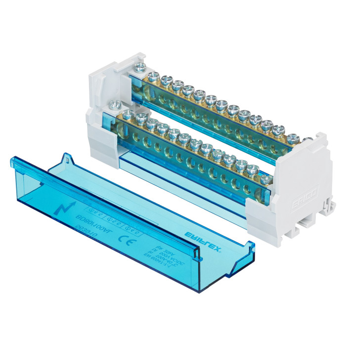 Двополюсна колодка nVent Eriflex BD 80/100AL 14 виходів