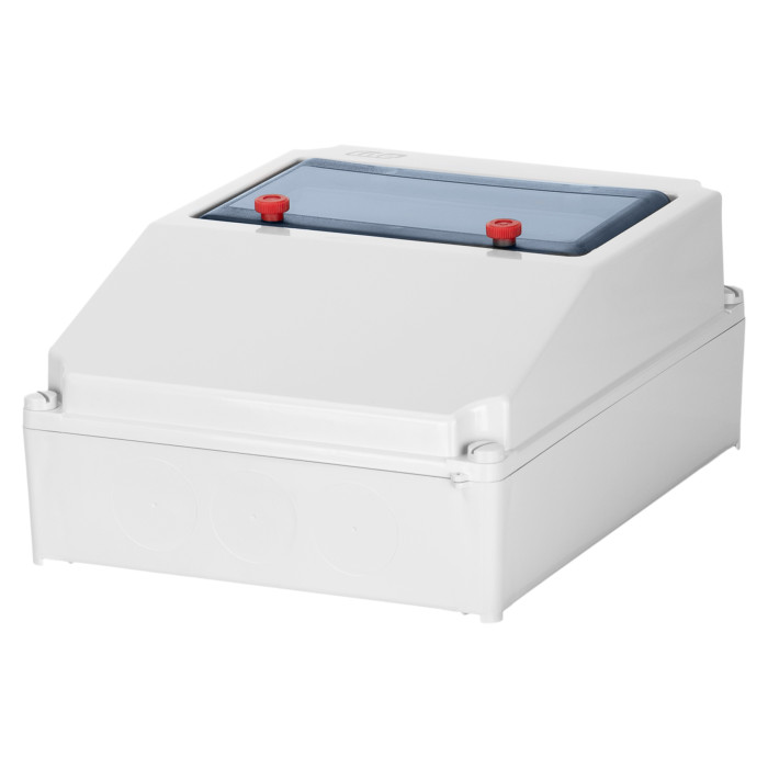 178P/RR Настінний корпус для сил. розеток PRYMA 1х9 MOD 284х222х122мм IP67 з шинами N+PE