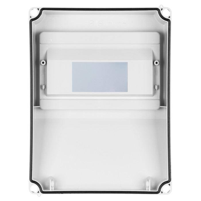 178P/RR Настінний корпус для сил. розеток PRYMA 1х9 MOD 284х222х122мм IP67 з шинами N+PE