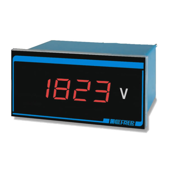 Вольтметр цифровий FRER D98 96 × 48 80–260 AC/DC В ±200 В - D98EV5PROGCOH