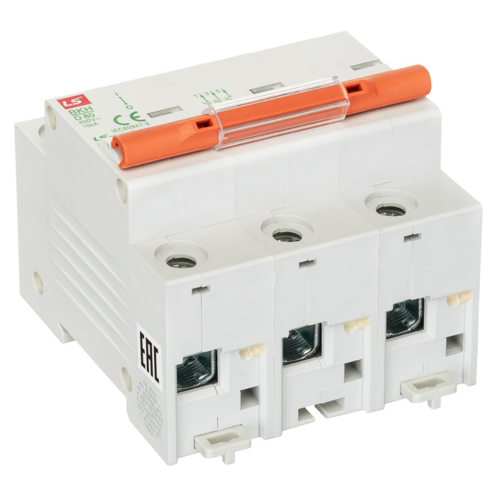 Модульний автоматичний вимикач LS ELECTRIC BKN 3P D80A 10кА - 061301988B