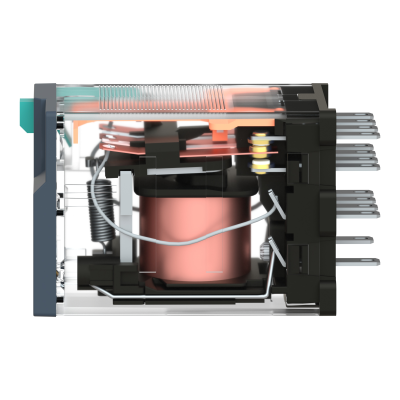 RXM4AB2BD РЕЛЕ МІНІАТЮРНЕ,4CO,СВІТЛОДІОД,=24В