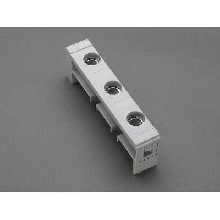 31936 Утримувач Custo EL DO запобіжників, шина 5,10мм з захистнной кришкой мм, 60 мм