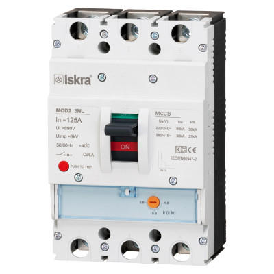 Автоматичний вимикач ISKRA MOD2 3P 125A 36 кА