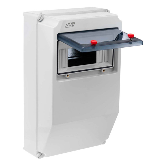 178M/RR Настінний корпус для сил. розеток PRYMA 1х9 MOD 369x222x130мм IP67 з шинами N+PE