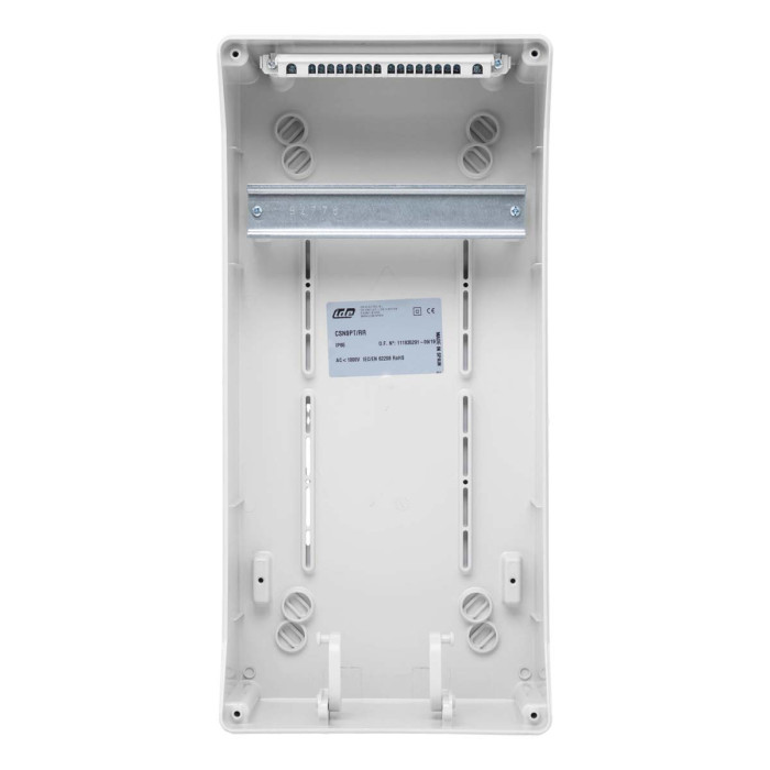 CSN9PT/RR Настінний корпус для сил. розеток STAR 1х9 MOD 436x210x137мм, IP65 з шинами N+PE