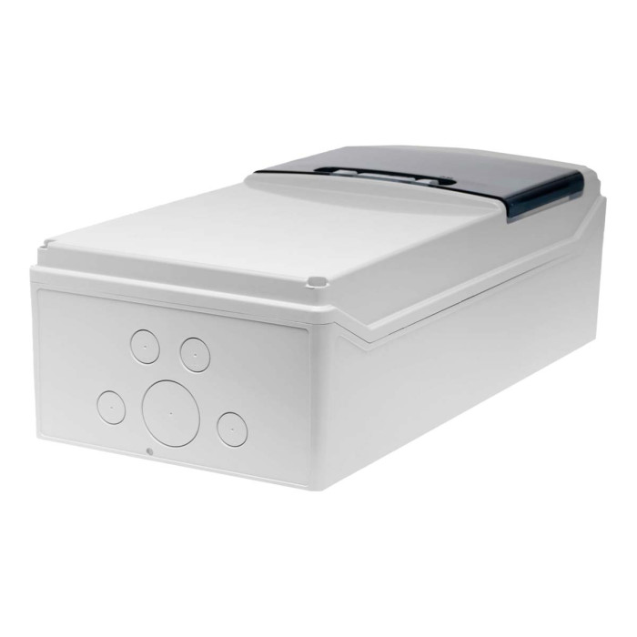 CSN9PT/RR Настінний корпус для сил. розеток STAR 1х9 MOD 436x210x137мм, IP65 з шинами N+PE