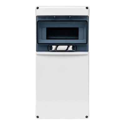 CSN9PT/RR Настінний корпус для сил. розеток STAR 1х9 MOD 436x210x137мм, IP65 з шинами N+PE