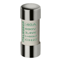 Запобіжник циліндричний Italweber CH22 40A aМ 22x58 690В