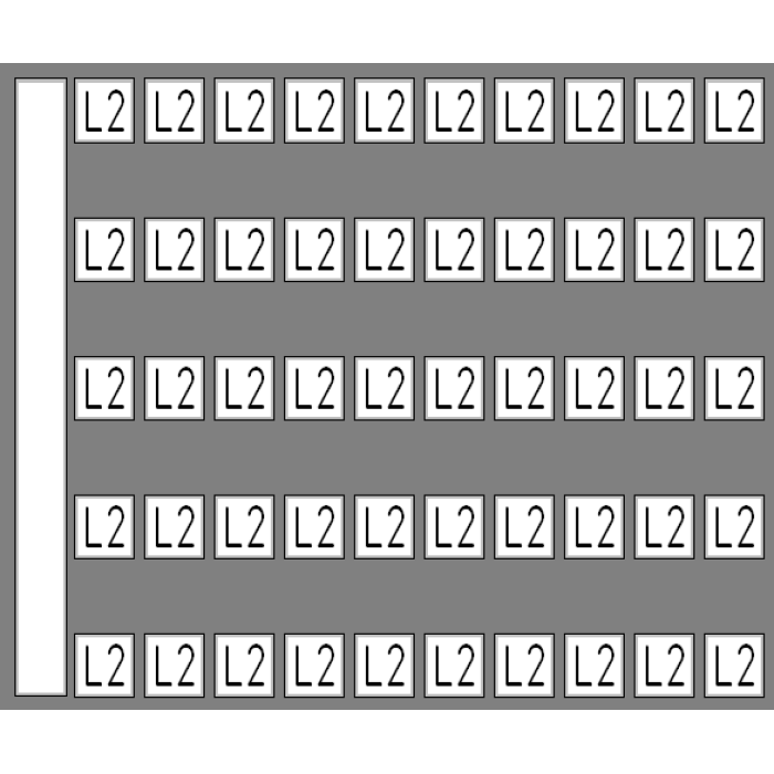 0.0.0.5.05091* Маркувальна пластина - DY 5 (L2) (1 компл = 50 шт | пак = 10 комп)