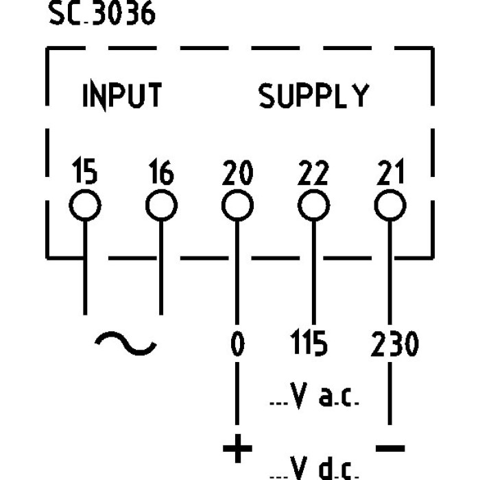 Частотомір цифровий FRER D48 48 × 48 80–260 AC/DC В 50-300 В - D48FP5D2KX5TH