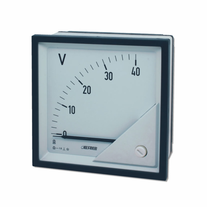 Вольтметр прямий FRER F72MV 90˚ 80V - F72MVX080XSD