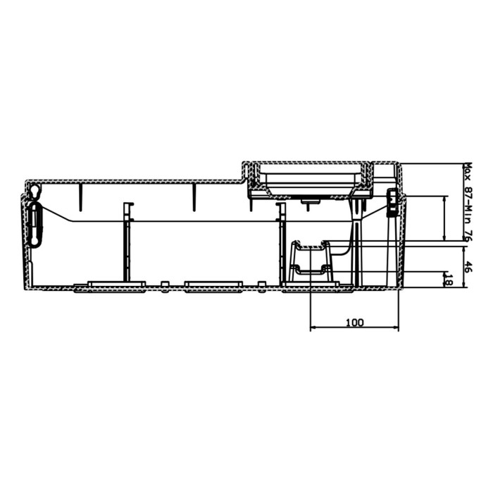 CSN18PT/RR Настінний корпус для сил. розеток STAR 1х18 MOD 436x418x147мм, IP65 з шинами N+PE