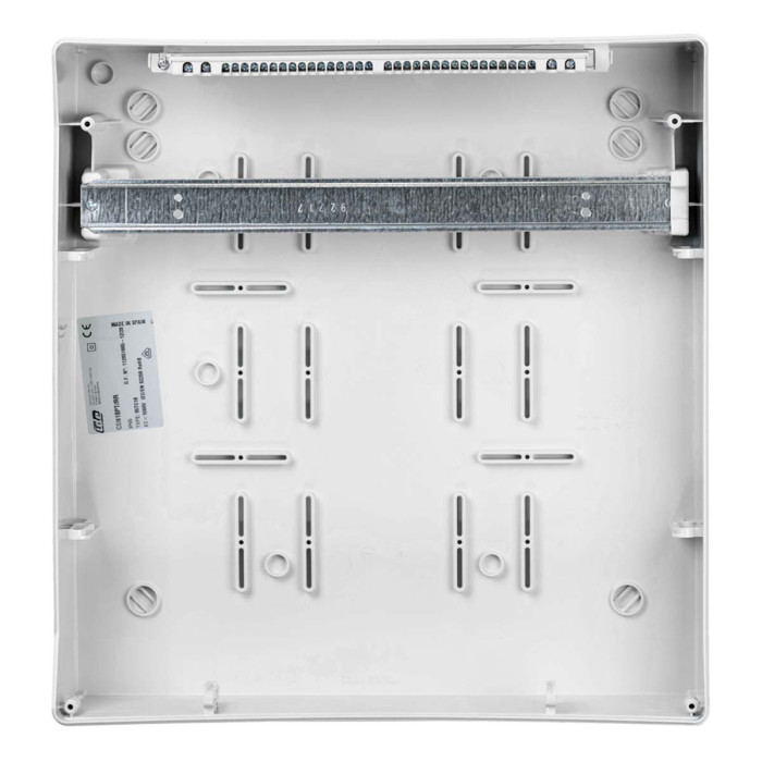CSN18PT/RR Настінний корпус для сил. розеток STAR 1х18 MOD 436x418x147мм, IP65 з шинами N+PE