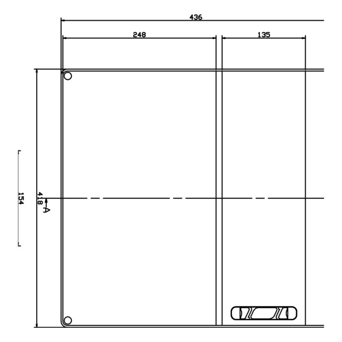CSN18PT/RR Настінний корпус для сил. розеток STAR 1х18 MOD 436x418x147мм, IP65 з шинами N+PE