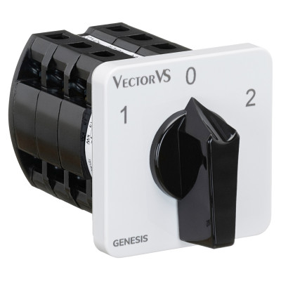 Кулачковий перемикач GC 40A 3P схема 53 (1-0-2)