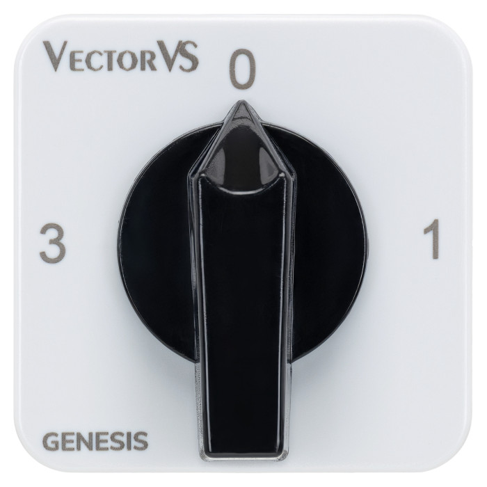 Кулачковий перемикач GC 16A схема 98 (Фаз. струми через ТС)