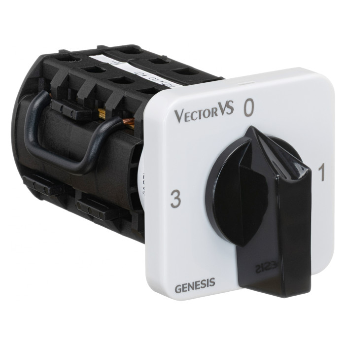 Кулачковий перемикач GC 16A схема 98 (Фаз. струми через ТС)