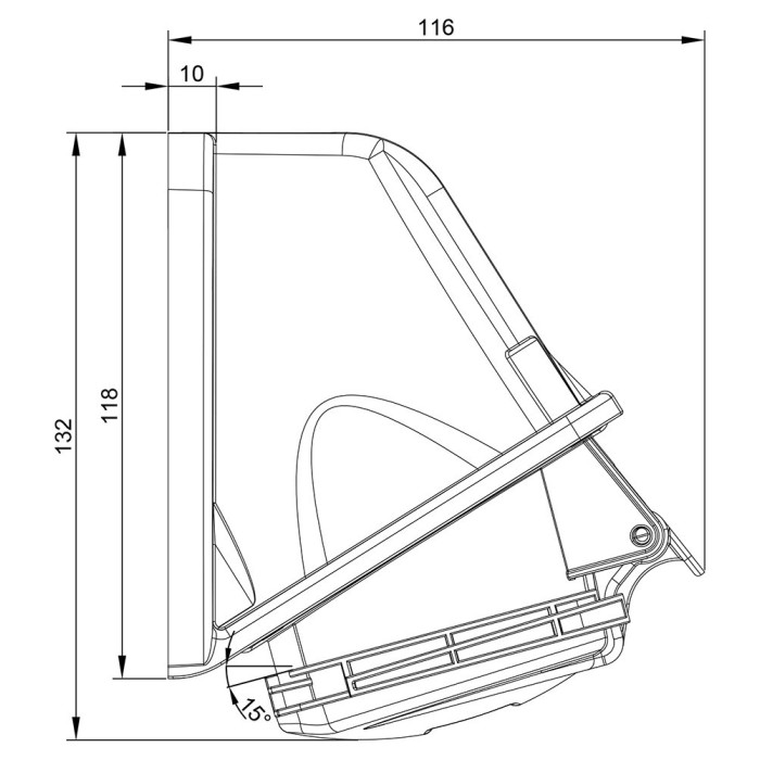 Розетка настінна IDE MUNDIAL 3P+E 32 А 380–415 В IP44 - 03325