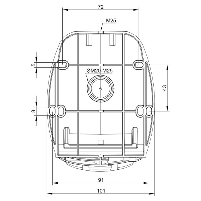 Розетка настінна IDE MUNDIAL 3P+E 32 А 380–415 В IP44 - 03325