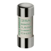 Запобіжник циліндричний Italweber CH22 25A aМ 22x58 690В