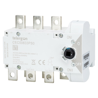 Перемикач TELERGON CEC 3P 63A