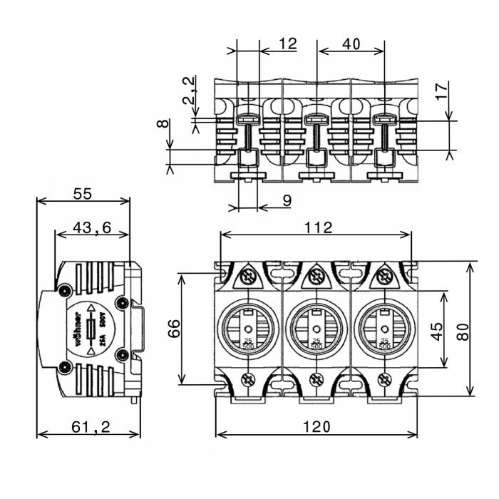 31174 Утримувач TRITON для Е27/25А, 3р