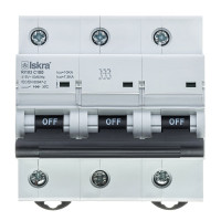Модульний автоматичний вимикач ISKRA RI103 3P C100A 10кА