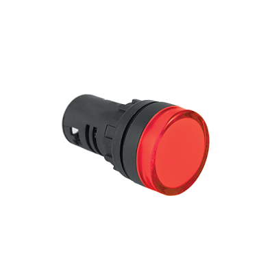 PLGT-230AC-RED Світлодіодна червона лампа моноблок 240VAC