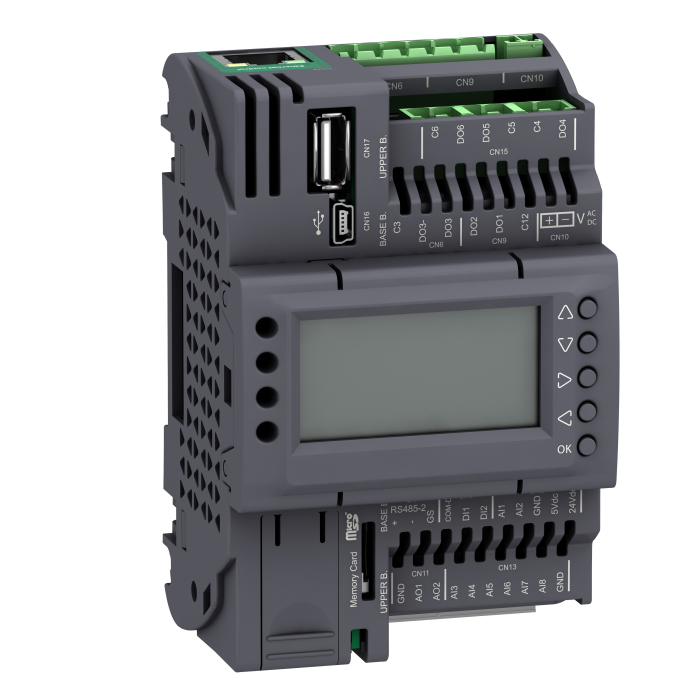 TM172PDG18R ПЛК М172, ДИСПЛЕЙ, 18 I/O, Eth, 2 RS485