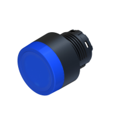 ECX 4204 Кнопка з підсвічуванням – ø 22 мм – СИНЯ – IP65