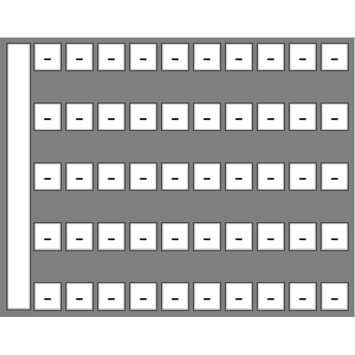 0.0.0.5.05096* Маркувальна пластина - DY 5 (-) (1 компл = 50 шт | пак = 10 компл)