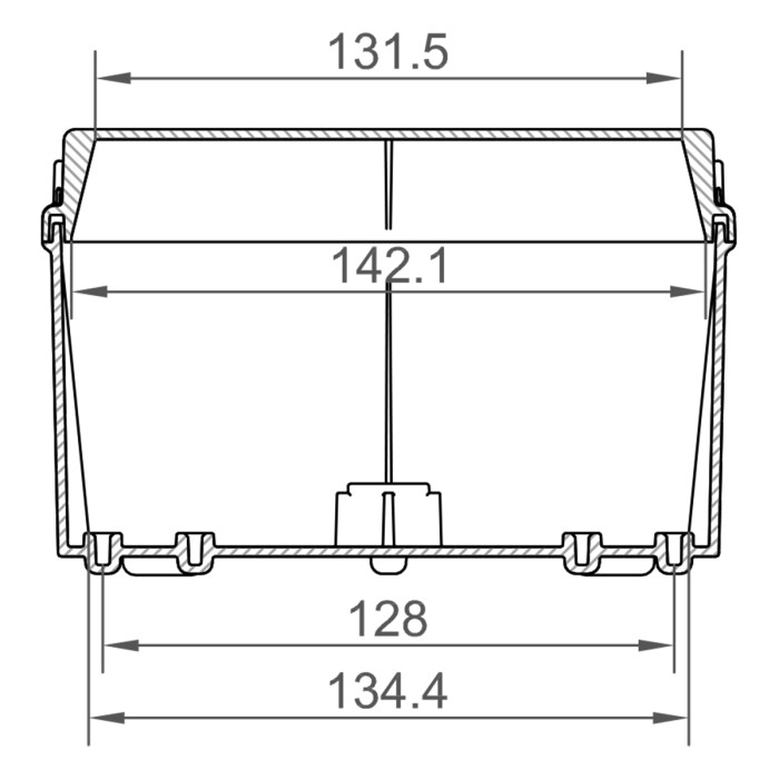 Клемна коробка IDE 155x179x100, IP65-IP67 - EX171