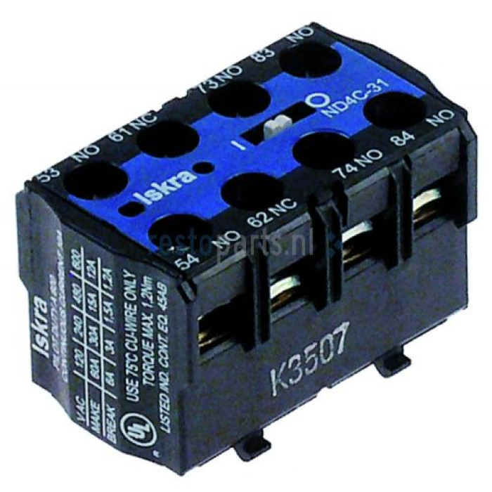 038421978000 Додатковий контакт ND4C-13, (1NO+3NC)