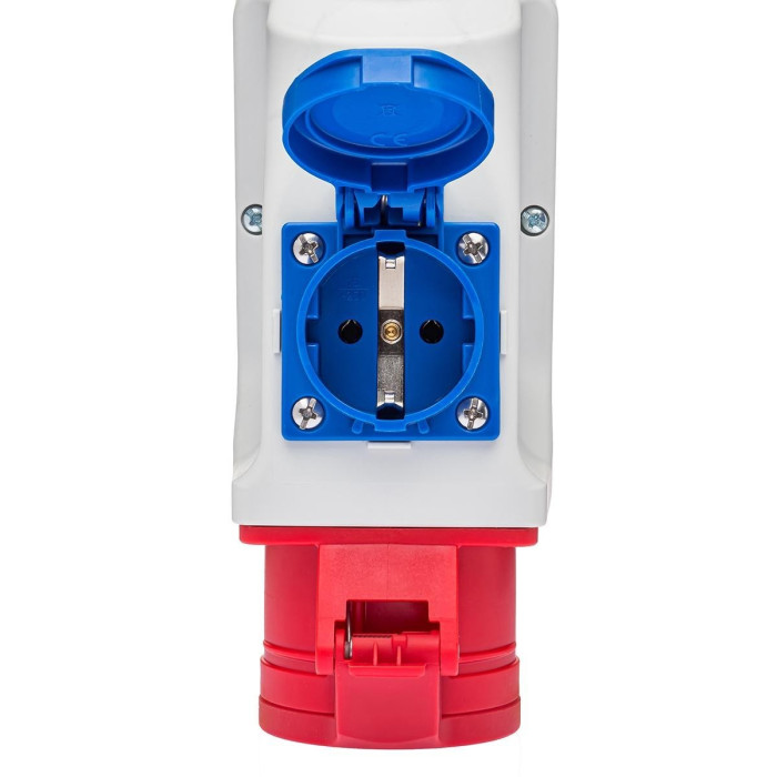 Розетка комбінована IDE SCHUKO 3P+N+E 32 А 200/346–240/415 В IP44 - 00316