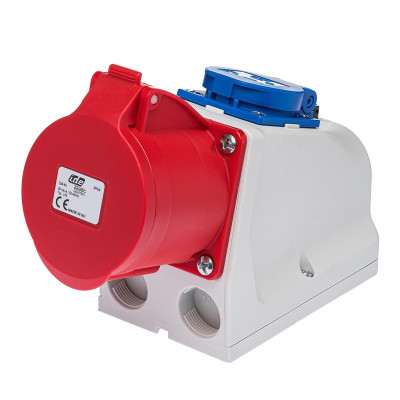 Розетка комбінована IDE SCHUKO 3P+N+E 32 А 200/346–240/415 В IP44