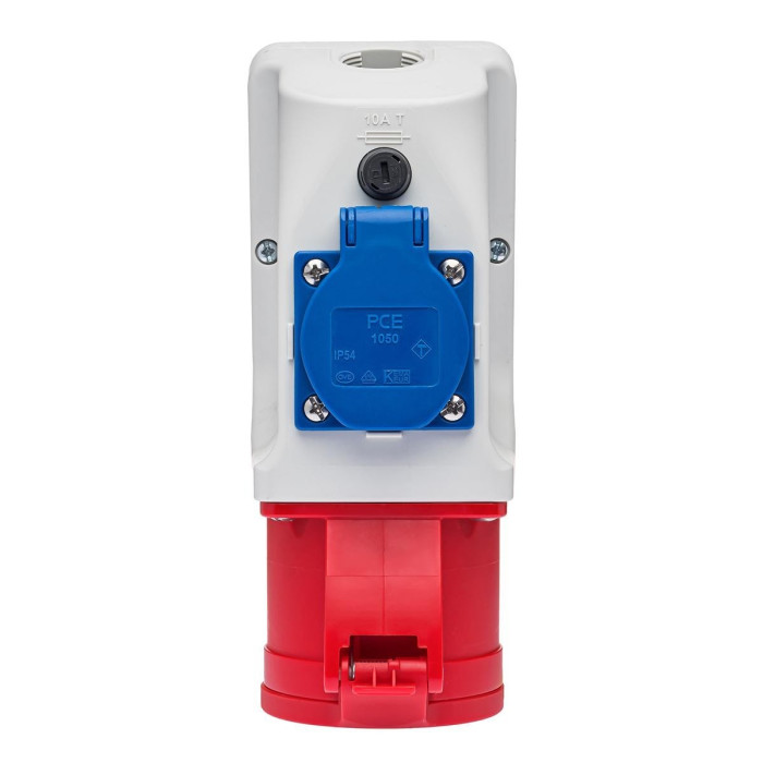 Розетка комбінована IDE SCHUKO 3P+N+E 32 А 200/346–240/415 В IP44 - 00316