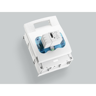 33161 Роз'єднувач Quadron 400A NH2, монтаж на шин 60 мм з електромеханічною сигналізацією